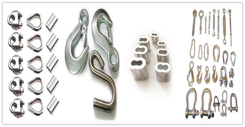 批发8-10mm 6x24+7FC中国优质镀锌钢丝绳