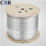 Wholesale 8-10mm 6x24+7FC China High Quality galvanized steel wire rope