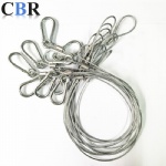 Sling with spring hook, hanging wire slings and riggings